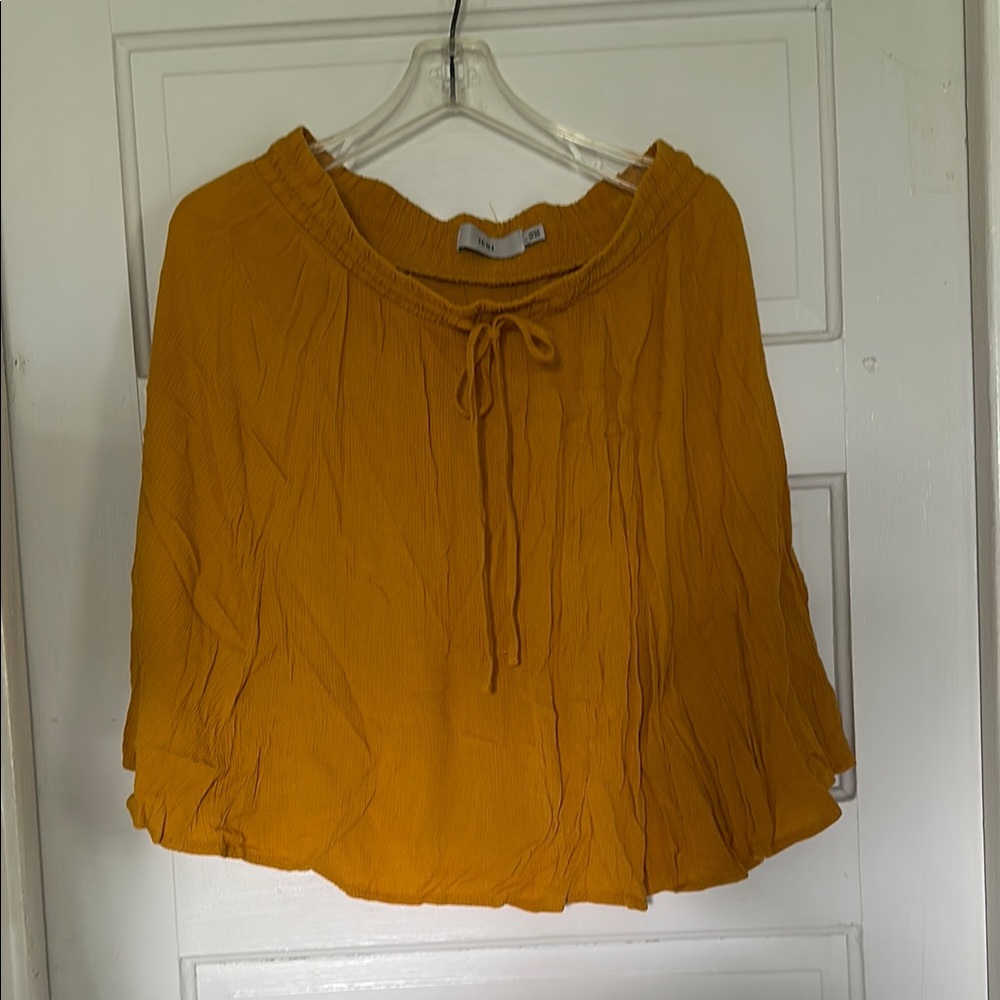 ICHI yellow skirt